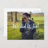 Vizepräsident Kamala Harris: Wir haben es geschaff Postkarte (Vorne/Hinten)