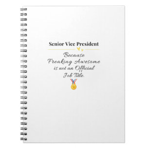 Vizepräsident Notizblock