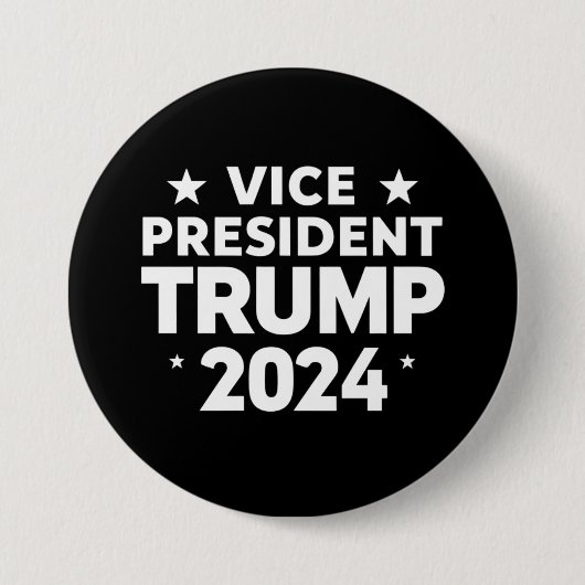 Vizepräsident Trump Funny Election Joe Biden Funny Button (Vorderseite)