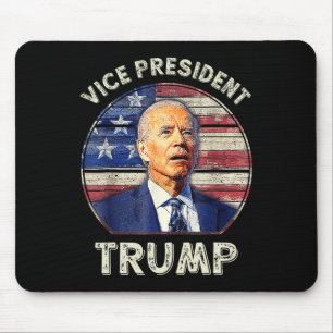 Vizepräsident Trump US-Flagge Biden 2024 Wahl M Mousepad