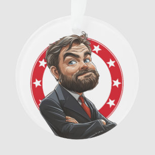 Vizepräsident Vance Acrylic Ornament
