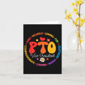 Vizepräsident von Pto Zurück zur Schülerpartei Karte (Gelbe Blume)