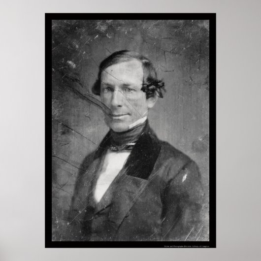 Vizepräsident William R. King Daguerreotype 1848 Poster (Vorne)