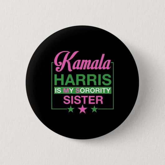 Vizepräsidentin Kamala Harris ist meine Studentinn Button (Vorderseite)