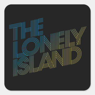 Vizestrand Quadratischer Aufkleber