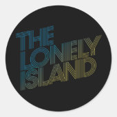 Vizestrand Runder Aufkleber (Vorderseite)