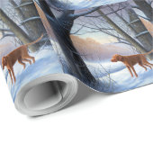 Vizla Let It Snow Weihnachten Geschenkpapier (Rolleneckpunkt)