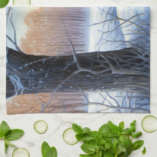 Vizla Let It Snow Weihnachten Geschirrtuch (Gefaltet)