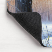 Vizla Let It Snow Weihnachten Mousepad (Ecke)