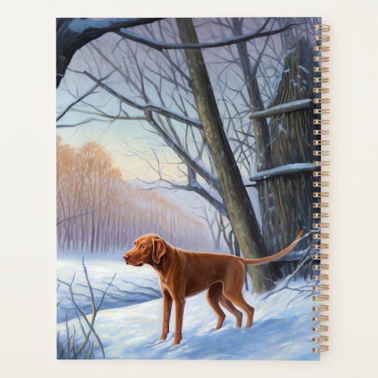 Vizla Let It Snow Weihnachten Planer (Rückseite)