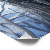 Vizla Let It Snow Weihnachten Poster (Ecke)