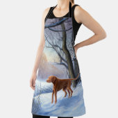 Vizla Let It Snow Weihnachten Schürze (InSitu)