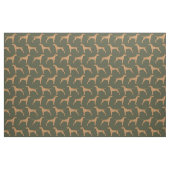 Vizsaler Hund dunkelgrün Stoff (Fat Quarter (45,7 x 55,9 cm))