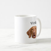 Vizsaler Hund Kaffeetasse (VorderseiteRechts)