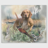Vizsla, Art Geschenkpapier (Flach)