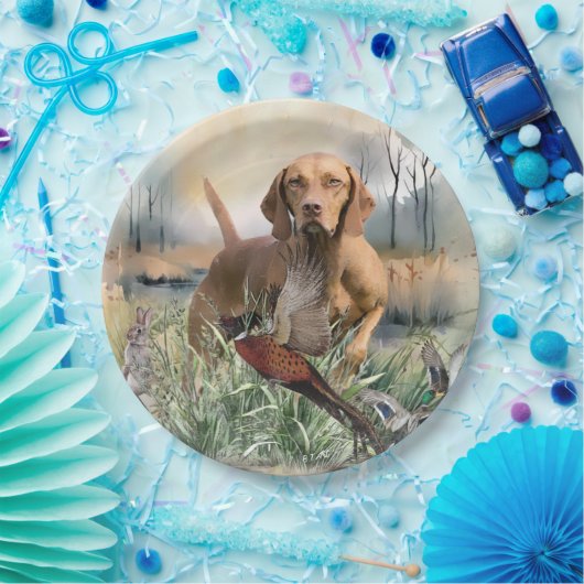 Vizsla, Art Pappteller (Party)