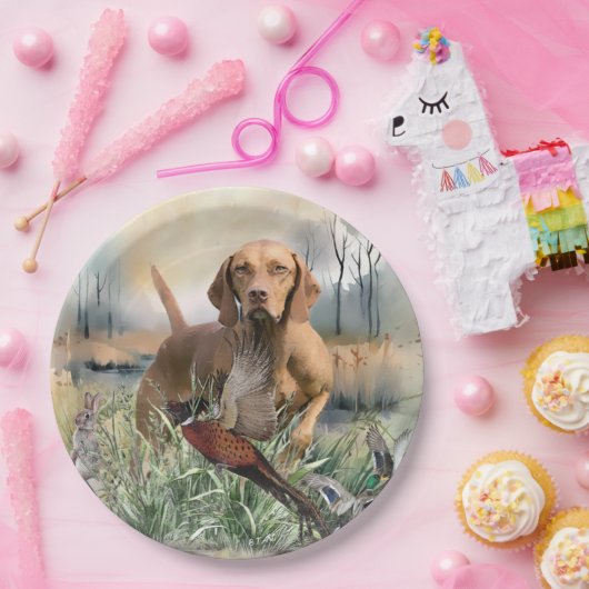 Vizsla, Art Pappteller (Party)