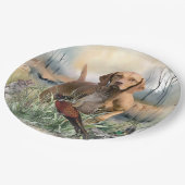 Vizsla, Art Pappteller (Schrägansicht)