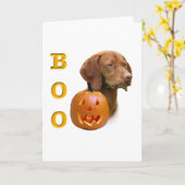 Vizsla Boo Karte (Gelbe Blume)