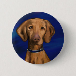 Vizsla Button
