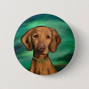 Vizsla Button