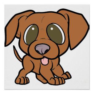 Vizsla-Cartoon Poster