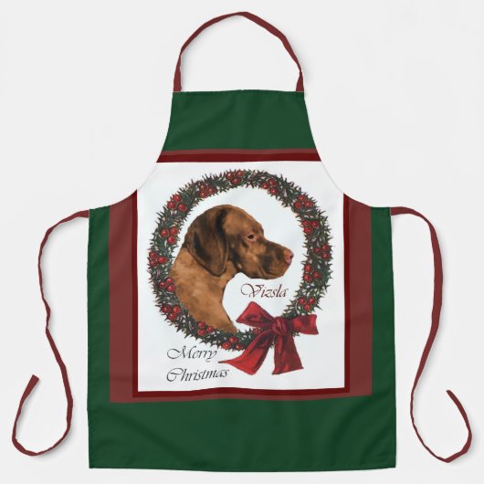 Vizsla Christmas Geschenke Schürze (Vorderseite)