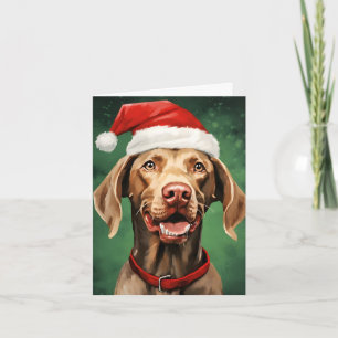 Vizsla Christmas Karte