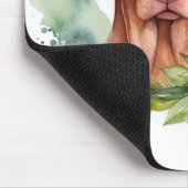 Vizsla Christmas Wreath Festivals Mousepad (Ecke)