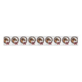 Vizsla Christmas Wreath Ripsband (Vorderseite)
