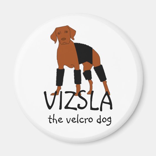 Vizsla Der Velcro-Dog-Magnet Magnet (Vorne)
