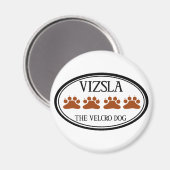 Vizsla Der Velcro-Dog-Magnet Magnet (Vorderseite/Rückseite)