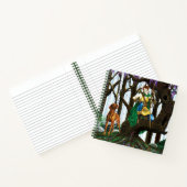 Vizsla Dog Elf Forest Notizblock (Innenseite)
