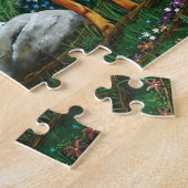 Vizsla Dog Elf Forest Puzzle (Seite)