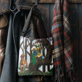 Vizsla Dog Elf Forest Tragetaschen Mit Langen Trägern