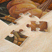 Vizsla Dog Herbsternte Erntedank Puzzle (Seite)