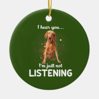 Vizsla Dog Keramik Ornament
