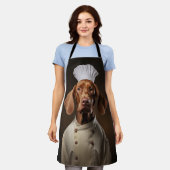 Vizsla Dog Koch Schürze (Getragen)