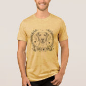 Vizsla Dog Love Owner Tri-blend Tri-Blend Shirt (Vorderseite)