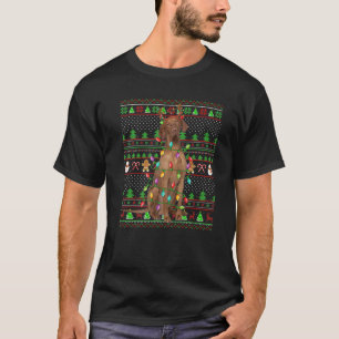 Vizsla Dog Lover Familie Matching Ugly Vizsla Chri T-Shirt