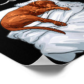 Vizsla Dog Nightgown Pajama Poster (Ecke)