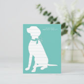 Vizsla Dog Puppy Dankeskarte (Stehend Vorderseite)