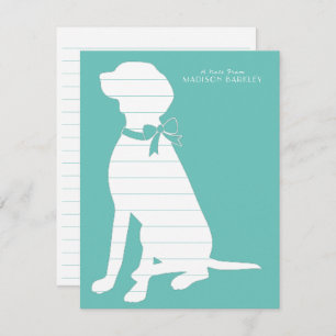 Vizsla Dog Puppy Dankeskarte