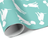 Vizsla Dog Puppy Geschenkpapier (Rolleneckpunkt)