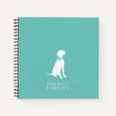 Vizsla Dog Puppy Notizblock (Vorderseite)