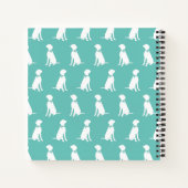 Vizsla Dog Puppy Notizblock (Rückseite)