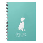 Vizsla Dog Puppy Notizblock (Vorderseite)