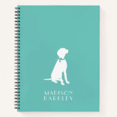 Vizsla Dog Puppy Notizblock (Vorderseite)