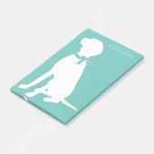 Vizsla Dog Puppy Post-it Klebezettel (angewinkelt)