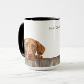 Vizsla Dog Tasse (Vorderseite Links)